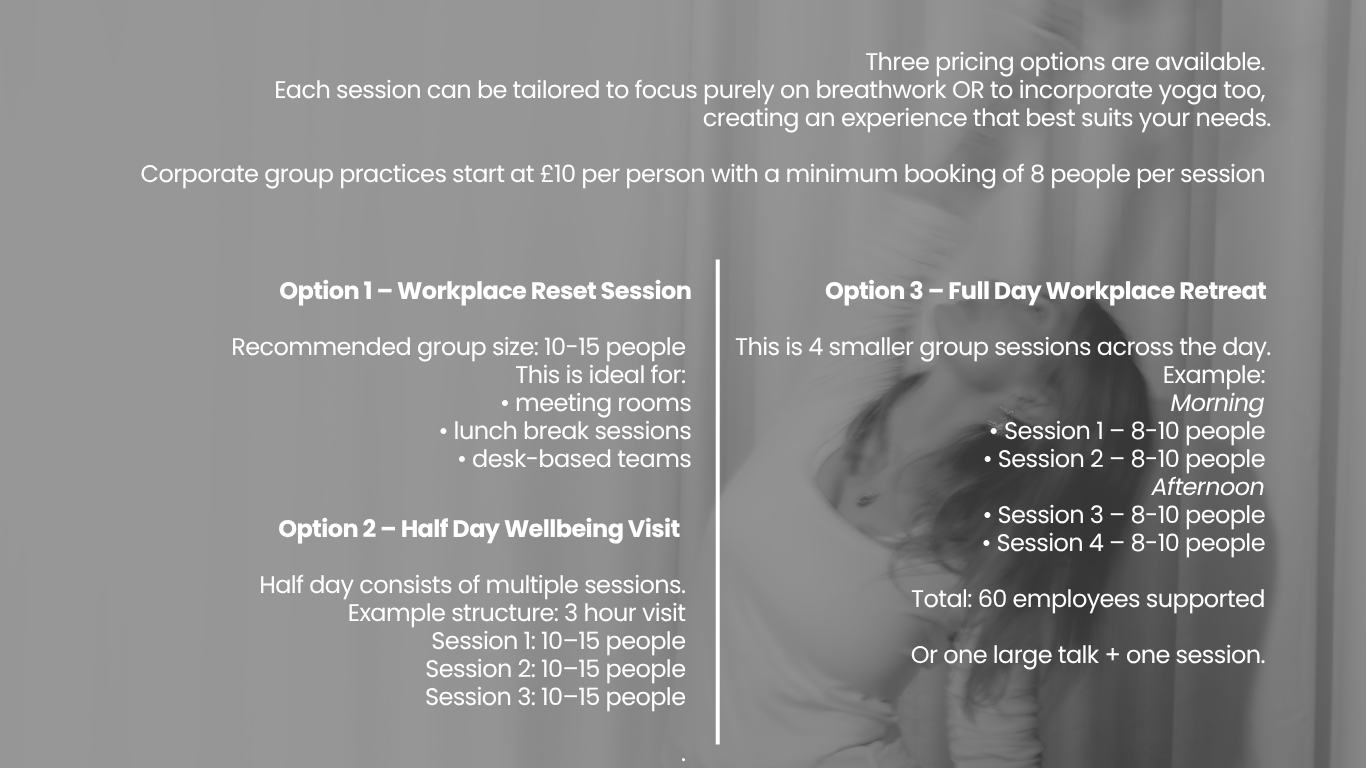 this includes the pricing forte corporate retreats